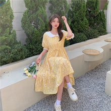 画像をギャラリービューアに読み込む, ひまわり畑で君が撮ったフィルムの中の私と花柄ロングワンピ_K0114