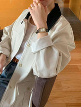 画像をギャラリービューアに読み込む, 海外旅行を楽しむ私のバイカラーステンカラーコート_N1607