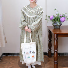 画像をギャラリービューアに読み込む, ヴィンテージショップで働くあの子の小花柄レトロワンピース_N3512