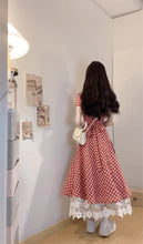 画像をギャラリービューアに読み込む, 絵本の中のヒロインに憧れて、そっと袖を通したギンガムチェックワンピ_K0081