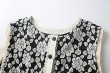 画像をギャラリービューアに読み込む, 【2点セット】隣町のフリーマーケットに行く日のジャガードベストセットブラウス_N2975