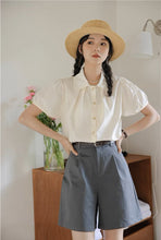 画像をギャラリービューアに読み込む, ときめく瞬間を写真に残す彼女のパフスリーブブラウス_N2233