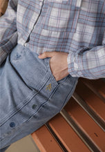 画像をギャラリービューアに読み込む, 友達とシェアハウスをするあの子のサイドフラワー刺繡デニム_N3436