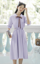 画像をギャラリービューアに読み込む, 秘密の花言葉を教えてくれたあの子のパフスリーブリボンワンピース_N3533
