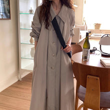 画像をギャラリービューアに読み込む, フランス旅行に行く日のAラインシャツワンピース_N1609