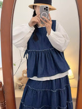 画像をギャラリービューアに読み込む, スズランの香がするあの子のデニムセットアップ_N3525