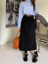 画像をギャラリービューアに読み込む, 休日に図書館に行く日のコーデュロイナロースカート_N1917
