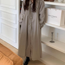 画像をギャラリービューアに読み込む, フランス旅行に行く日のAラインシャツワンピース_N1609