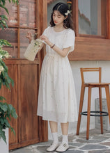 画像をギャラリービューアに読み込む, お出かけしたくなる日のプチフラワー刺繍ワンピース_N2273