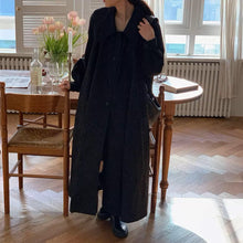 画像をギャラリービューアに読み込む, フランス旅行に行く日のAラインシャツワンピース_N1609