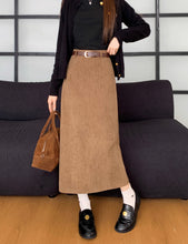画像をギャラリービューアに読み込む, 休日に図書館に行く日のコーデュロイナロースカート_N1917