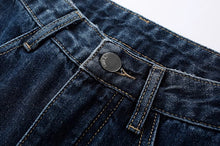 画像をギャラリービューアに読み込む, お花のフレグランスをまとう女の子のサイドスリット刺繍デニムパンツ_N2018