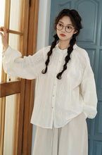 画像をギャラリービューアに読み込む, 森のお友達が訪ねて来た日の刺繍ボリュームブラウス_N2949