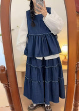 画像をギャラリービューアに読み込む, スズランの香がするあの子のデニムセットアップ_N3525