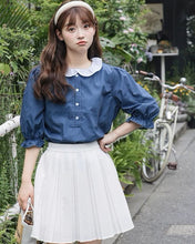 画像をギャラリービューアに読み込む, ちょっとだけ強がりなあの子のブルーチェックブラウス_N3540
