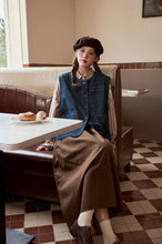 画像をギャラリービューアに読み込む, 【2点セット】クラシカルな街を歩くデニムベストセットシャツ_N1642