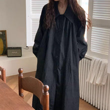 画像をギャラリービューアに読み込む, フランス旅行に行く日のAラインシャツワンピース_N1609