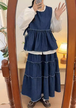 画像をギャラリービューアに読み込む, スズランの香がするあの子のデニムセットアップ_N3525