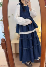 画像をギャラリービューアに読み込む, スズランの香がするあの子のデニムセットアップ_N3525