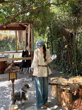 画像をギャラリービューアに読み込む, 【2点セット】森のカフェで犬と朝ごはんを食べる日のウエストリボンブラウス_N3539