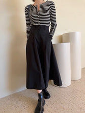 画像をギャラリービューアに読み込む, パリに住んでるあの子のハイウエストAラインスカート_N3411