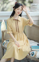 画像をギャラリービューアに読み込む, 秘密の花言葉を教えてくれたあの子のパフスリーブリボンワンピース_N3533