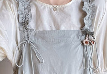 画像をギャラリービューアに読み込む, 【2点セット】アンティークの小物を探しに行く日のブラウスセットギャザージャンパースカート_N2513