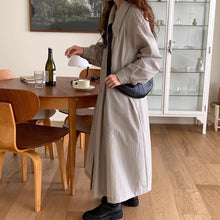 画像をギャラリービューアに読み込む, フランス旅行に行く日のAラインシャツワンピース_N1609