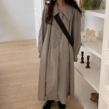 画像をギャラリービューアに読み込む, フランス旅行に行く日のAラインシャツワンピース_N1609