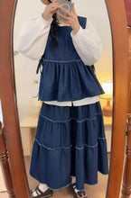 画像をギャラリービューアに読み込む, スズランの香がするあの子のデニムセットアップ_N3525