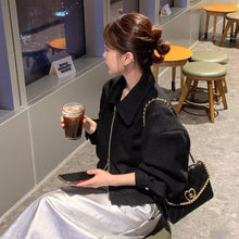 画像をギャラリービューアに読み込む, 青山のカフェで待ち合わせるツイードショートジャケット_N3492