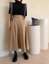 画像をギャラリービューアに読み込む, パリに住んでるあの子のハイウエストAラインスカート_N3411