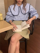 画像をギャラリービューアに読み込む, 近所のお花屋さんに通うビッグカラーストライプシャツ_N1627