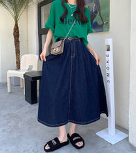 画像をギャラリービューアに読み込む, 焼き立てパンを買いに行くデニムAラインスカート_N3459