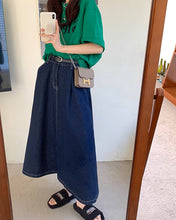 画像をギャラリービューアに読み込む, 焼き立てパンを買いに行くデニムAラインスカート_N3459