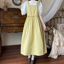 画像をギャラリービューアに読み込む, 【2点セット】アンティークの小物を探しに行く日のブラウスセットギャザージャンパースカート_N2513