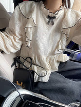 画像をギャラリービューアに読み込む, みんなが憧れるあの子が着ていた刺繍フリルブラウス_N3437