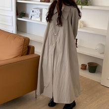 画像をギャラリービューアに読み込む, フランス旅行に行く日のAラインシャツワンピース_N1609