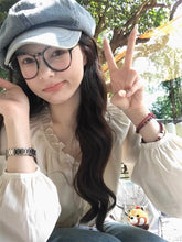 画像をギャラリービューアに読み込む, 【2点セット】森のカフェで犬と朝ごはんを食べる日のウエストリボンブラウス_N3539