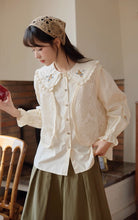 画像をギャラリービューアに読み込む, ホットケーキを作ってくれたあの子のフラワー刺繍ブラウス_N3431