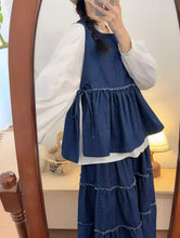 画像をギャラリービューアに読み込む, スズランの香がするあの子のデニムセットアップ_N3525
