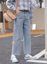 画像をギャラリービューアに読み込む, 友達とシェアハウスをするあの子のサイドフラワー刺繡デニム_N3436