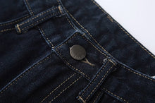 画像をギャラリービューアに読み込む, カラフルなお花を飾る女の子のフラワー刺繍スリットデニムパンツ_N1880