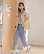 画像をギャラリービューアに読み込む, 友達とシェアハウスをするあの子のサイドフラワー刺繡デニム_N3436