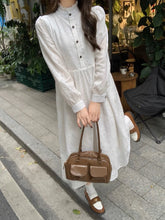 画像をギャラリービューアに読み込む, マシュマロが好きな女の子のエンブロイダリーワンピース_N3478