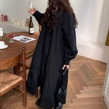 画像をギャラリービューアに読み込む, フランス旅行に行く日のAラインシャツワンピース_N1609