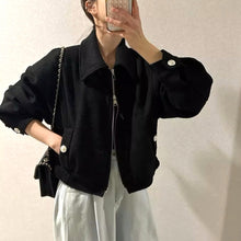 画像をギャラリービューアに読み込む, 青山のカフェで待ち合わせるツイードショートジャケット_N3492