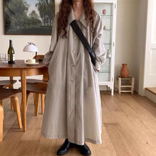 画像をギャラリービューアに読み込む, フランス旅行に行く日のAラインシャツワンピース_N1609