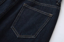 画像をギャラリービューアに読み込む, カラフルなお花を飾る女の子のフラワー刺繍スリットデニムパンツ_N1880