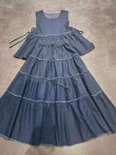 画像をギャラリービューアに読み込む, スズランの香がするあの子のデニムセットアップ_N3525